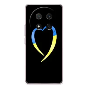 Силиконовый Чехол на Huawei Honor X9c (Я-Украина) (Украинское сердце)