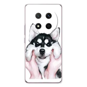 Бампер для Huawei Honor X9c з картинкою "Песики" (Собака Хаскі)