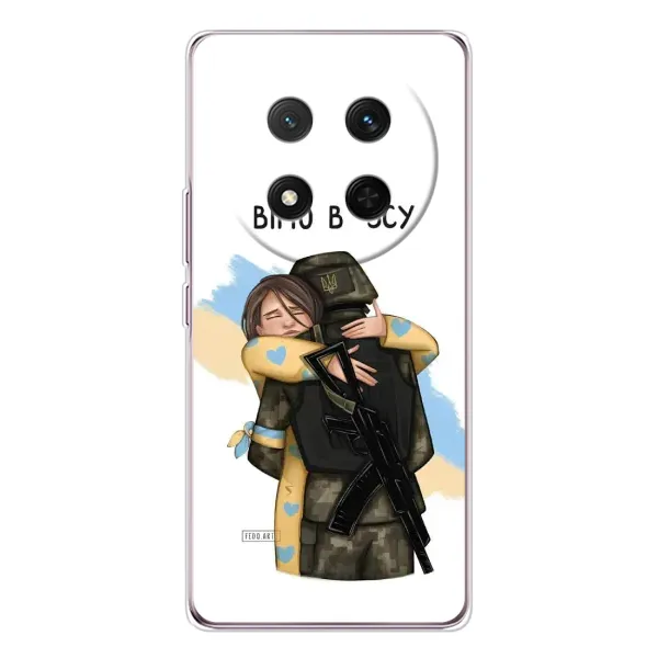 Чехол с рисунком «Верим в ЗСУ» для Huawei Honor X9c