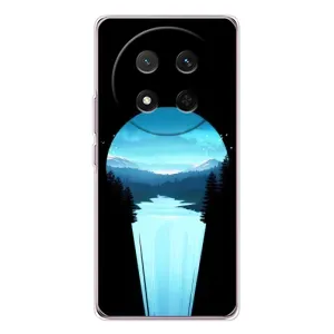 Летний Чехол на Huawei Honor X9c (Синий Водопад)