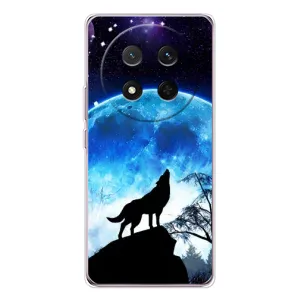 Чохол з Вовком на Huawei Honor X9c (Виє на місяць)