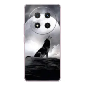 Чохол з Вовком на Huawei Honor X9c (Вовк і місяць)