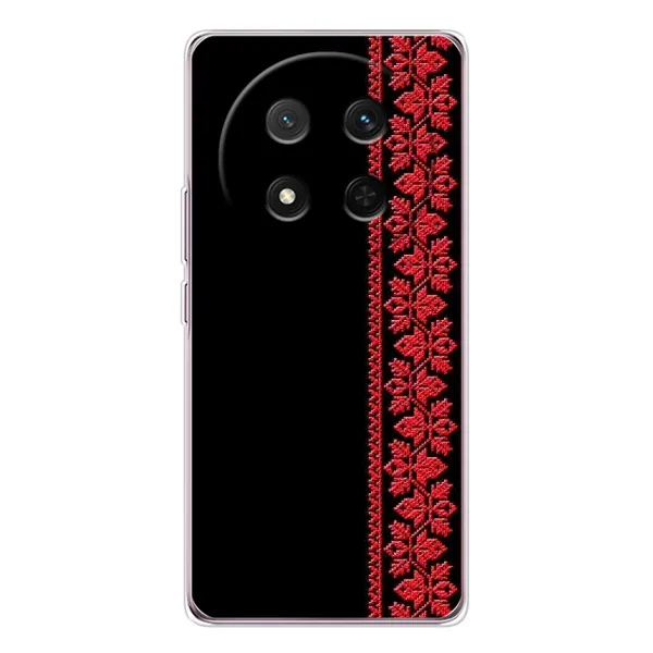 Чехол с рисунком «Вышиванка на черном» для Huawei Honor X9c Чехол с рисунком «Вышиванка на черном» для Huawei Honor X9c