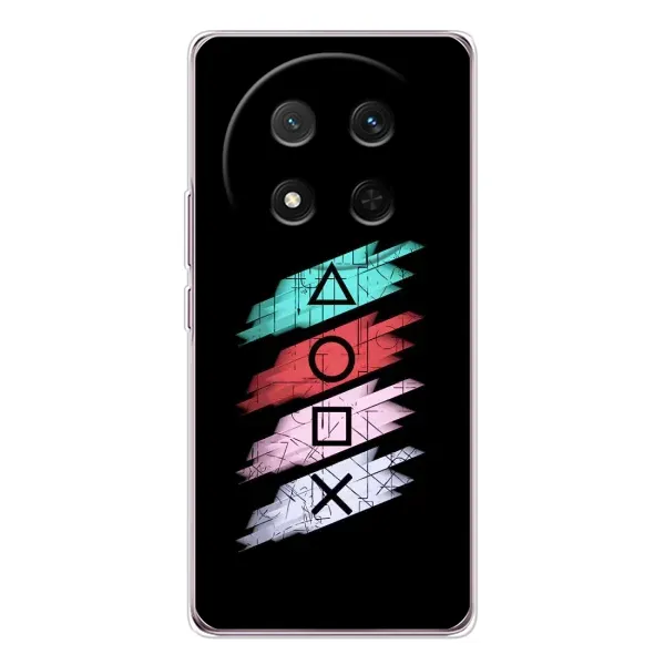 Чехол с рисунком «Значки Sony» для Huawei Honor X9c Чехол с рисунком «Значки Sony» для Huawei Honor X9c
