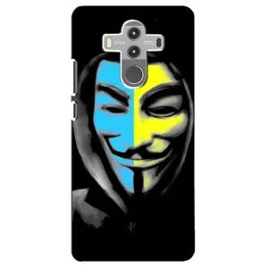 Чехол с Украинской символикой на Хуавей Мейт 10 Про (Анонимус патриот)