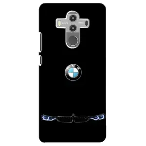 Силиконовый бампер с картинкой машины на Huawei Mate 10 Pro (Черный BMW)