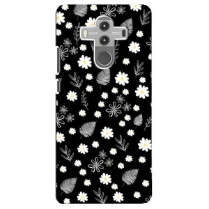 Чехлы с тематикой "ЦВЕТЫ" на Huawei Mate 10 Pro (цветение на чорном)