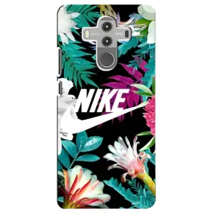 Силіконовый Чохол на Huawei Mate 10 Pro з картинкою НАЙК (Квітковий Nike)