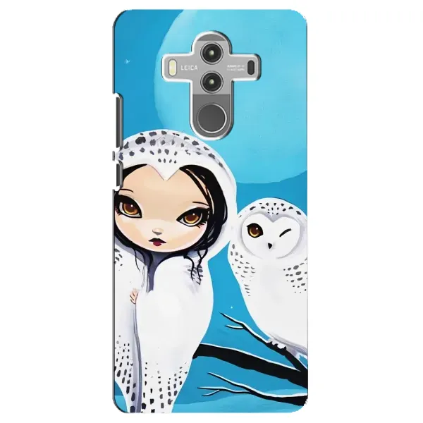 Чехол с рисунком «Девочка Сова» для Huawei Mate 10 Pro