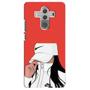 Силіконовый Чохол на Huawei Mate 10 Pro з картинкой Модных девушек (Дівчина Nike)
