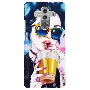Чохол з картинкою Модні Дівчата Huawei Mate 10 Pro (Дівчина з коктейлем)
