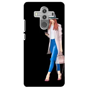 Чохол з картинкою Модні Дівчата Huawei Mate 10 Pro (Дівчина з телефоном)