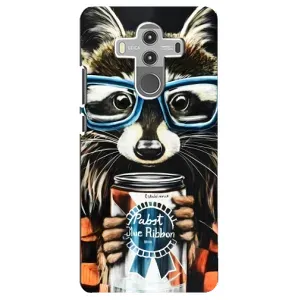 Силіконовий Чохол з Энотами на Huawei Mate 10 Pro (Єнот в окулярах)