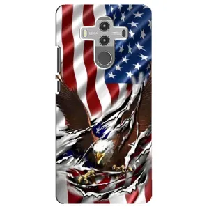 Чехол Флаг USA для Huawei Mate 10 Pro (Флаг USA)