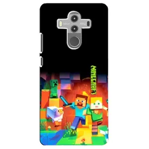 Чехлы для Huawei Mate 10 Pro (Персонажи Майн Крафт) (Герой Майнкрафт)