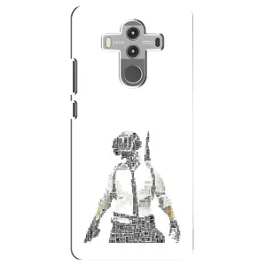 Силиконовый чехол с картинкой "Герой Pubg" на Huawei Mate 10 Pro (Из букв)