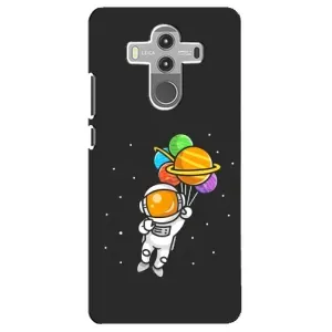 Силіконовый Чохол з принтом "Космонавти" на Huawei Mate 10 Pro (Космонавт з кульками)