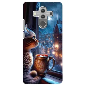 Чохли на Новий Рік Huawei Mate 10 Pro (Кіт новорічний)