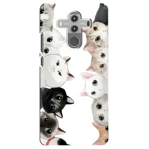 Силіконовий чохол з котиком для Huawei Mate 10 Pro (Коти)