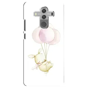 Силиконовый бампер с картинкой животных для Huawei Mate 10 Pro (Кролик и шарики)