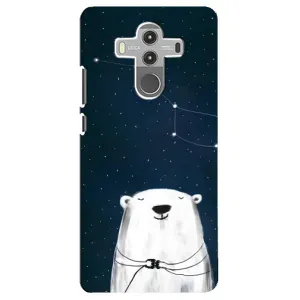 Силиконовый бампер с картинкой животных для Huawei Mate 10 Pro (Медведица)