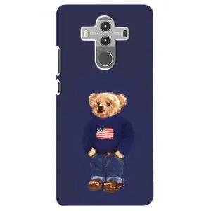 Чехлы Мишка Тедди для Хуавей Мейт 10 Про (Мишка USA)