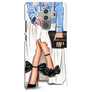 Силіконовый Чохол на Huawei Mate 10 Pro з картинкой Модных девушек (Мода)