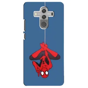 Чехол Супергерой Человека Паука на Huawei Mate 10 Pro (На паутине)
