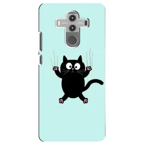 Силіконовий чохол з котиком для Huawei Mate 10 Pro (Падаючий кіт)