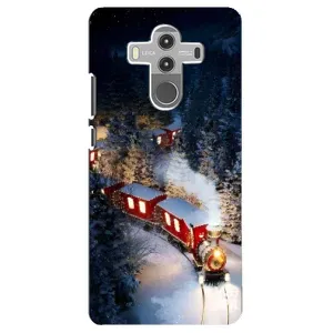 Силіконовий бампер на різдво для Huawei Mate 10 Pro (Потяг)