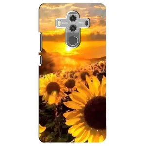 Чехол с Цветами для Huawei Mate 10 Pro (поле подсолнухов)