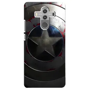 Чехол с Щитом Капитана Америки на Huawei Mate 10 Pro (Ретро Щит Капитана)