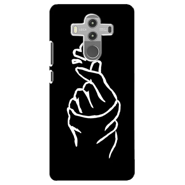 Чехол с рисунком «Сердце на черном» для Huawei Mate 10 Pro