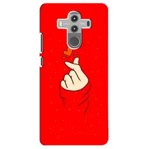 Чохол (Знак сердечка) для Huawei Mate 10 Pro (Сердечко на червоному)
