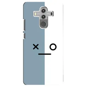 Силиконовые Чехлы (смешные стикеры) для Huawei Mate 10 Pro (Серо-белый)