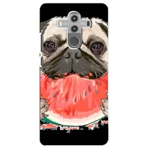 Чехол (ТПУ) Милые собачки для Huawei Mate 10 Pro (Смешной Мопс)
