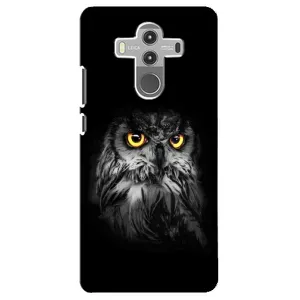 Чохли з принтом СОВИ для Huawei Mate 10 Pro (Сова на чорному)