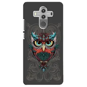 Чохли з принтом СОВИ для Huawei Mate 10 Pro (Сова на сірому)