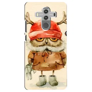 Чохли з принтом СОВИ для Huawei Mate 10 Pro (Сова у шапці)