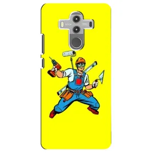 Силиконовый бампер (Работники) на Huawei Mate 10 Pro (Строитель)