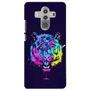 Силиконовый бампер с картинкой животных для Huawei Mate 10 Pro (Тигр-Арт)