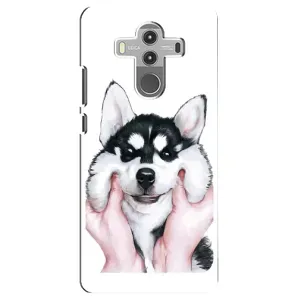 Бампер для Huawei Mate 10 Pro с картинкой "Песики" (Собака Хаски)