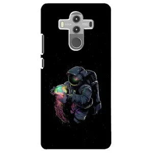 Силіконовый Чохол з принтом "Космонавти" на Huawei Mate 10 Pro (В руках земля)