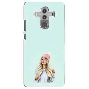 Силіконовый Чохол на Huawei Mate 10 Pro з картинкой Модных девушек (В шапці)