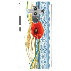 Силіконовый Чохол на Huawei Mate 10 Pro з картинкой Вишиванки (Вишиванка з квіткою)