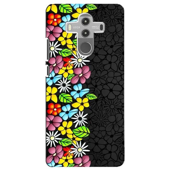 Чехол с рисунком «Яркие цветы на черном» для Huawei Mate 10 Pro Чехол с рисунком «Яркие цветы на черном» для Huawei Mate 10 Pro