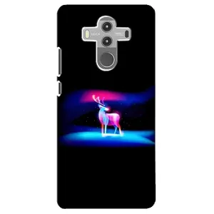 Силиконовый бампер с картинкой животных для Huawei Mate 10 Pro (Яркий олень)