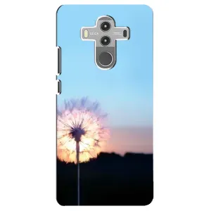 Силиконовый Чехол с одуванчиками на Huawei Mate 10 Pro (Закат с одуванчиком)