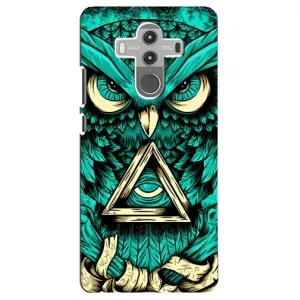 Чохли з принтом СОВИ для Huawei Mate 10 Pro (Зелена сова)