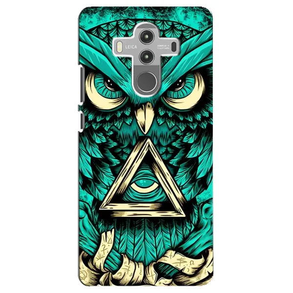 Чехол с рисунком «Зеленая сова» для Huawei Mate 10 Pro